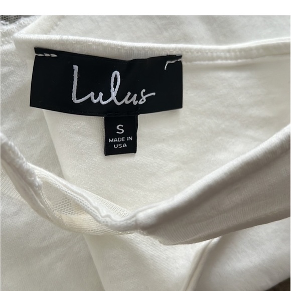 Lulu’s Cali Cantina White Lace Bodysuit Size Small NWT - Picture 8 of 14